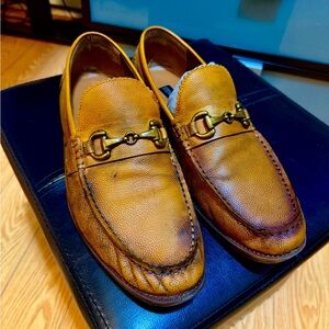 Men's Brown Leather Loafers